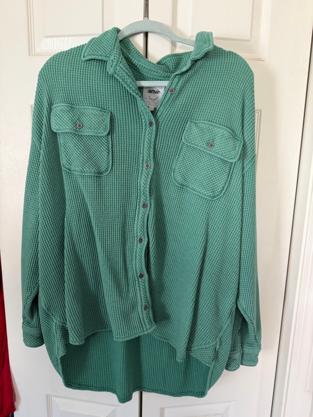 Aerie LumberJane Waffle Shirt